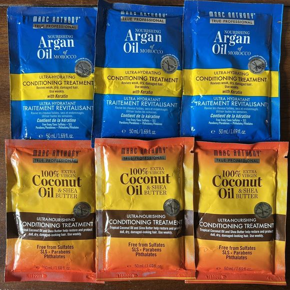 Marc Anthony Other - 6 x Marc Anthony Argan Oil of Morocco Coconut Oil Conditioning Treatment 1.69